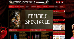 Desktop Screenshot of femmes-spectacle.com